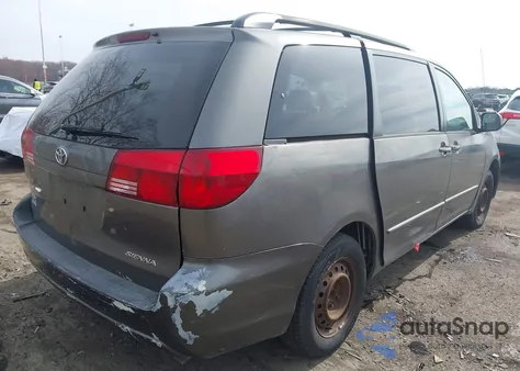 2005 Toyota Sienna Le z USA, uszkodzony, nr VIN 5TDZA23C25S352734